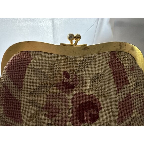 Henry A La Pensee Paris Vintage Purse Tapisserie Ancienne France - Picture 3 of 7